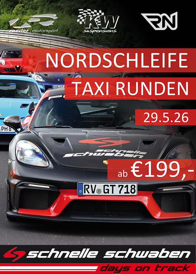 Freitag 29 Mai 2026 // Taxifahrt Nürburgring Nordschleife