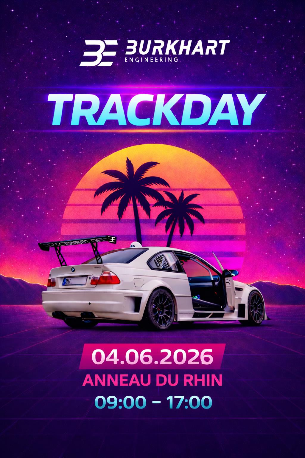 Burkhart Engineering Trackday – Anneau du Rhin 04.06.2026